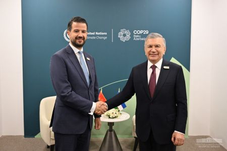 O‘zbekiston Prezidenti Chernogoriya Prezidenti bilan uchrashdi