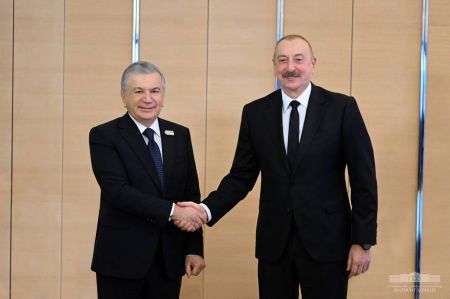 O‘zbekiston va Ozarbayjon rahbarlari oliy darajadagi kelishuvlarni amalga oshirish masalalarini muhokama qildilar