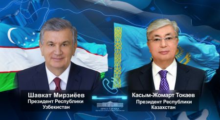 Президент Узбекистана тепло поздравил Президента Казахстана с днем рождения